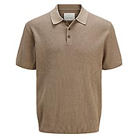 COOPER KNIT POLO GREIGE - Jack & Jones