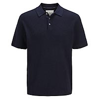 COOPER KNIT POLO NIGHT SKY - Jack & Jones