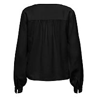 CORA V NECK BLACK - JDY