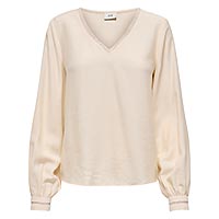 CORA V NECK SANDSHELL - JDY