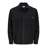 CORDUROY OVERSHIRT BLACK - Jack & Jones