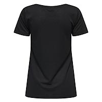 DALILA VNECK LUREX BLACK SILVER - JDY