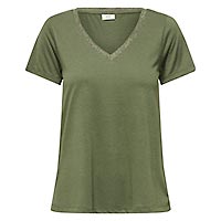 DALILA VNECK LUREX CHIVE GOLD - JDY