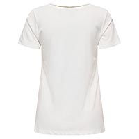 DALILA VNECK LUREX CLOUD GOLD - JDY