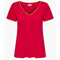 DALILA V NECK LUREX SKI PATROL - JDY
