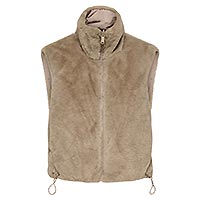 DANA FAUX FUR WAISTCOAT MINK - Only