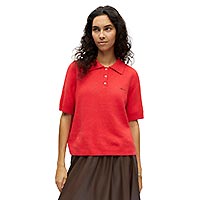 DEBBIE POLO KNIT POINSETTIA - Object