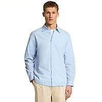 DEREK SHIRT CASHMERE BLUE - Selected