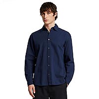 DEREK SHIRT RELAX NAVY - Selected