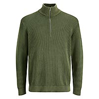 DETROIT HALF ZIP OLIVE NIGHT - Jack & Jones