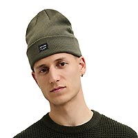 DNA BEANIE DUSTY OLIVE - Jack & Jones