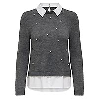 DOLLY PEARL MED GREY - Only