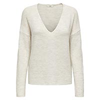 ELANORA VNECK CLOUD DANCER - JDY