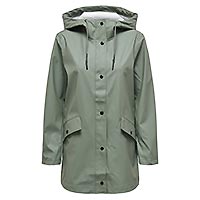 ELISA RAINCOAT AGAVE GREEN - Only