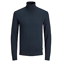 EMIL ROLL NECK NAVY BLAZER - Jack & Jones