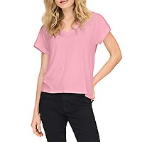 FREE LIFE VNECK LACE ROMANCE ROSE - Only