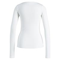 FREYA RIB TEE BRIGHT WHITE - JJXX