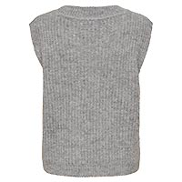 GILA VNECK VEST MED GREY - Only