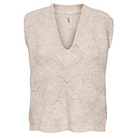 GILA VNECK VEST WHITECAP GRAY - Only