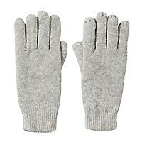 GLOVES CRAY WOOL LIGHT GREY - Selected