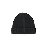 HEARTY BEANIE BLACK SILVER - Only