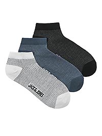 JACBRYAN BIRD EYE SHORT SOCKS 3 PACK - Jack & Jones