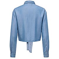 JASPER KNOT SHIRT BLUE DENIM - JDY