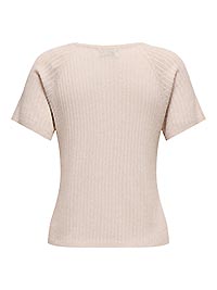 JDYBODILLA SS GLITTER PULLOVER CLOUD DANCER - JDY