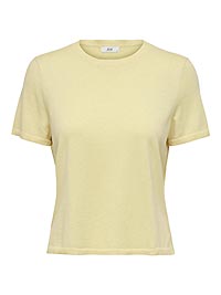 JDYBODIL SS ONECK PULLOVER DOUBLE CREAM - JDY