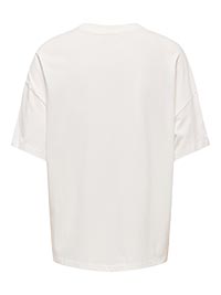 JDYCARLA SS OVERSIZE TSHIRT CLOUD GUESTLIST - JDY