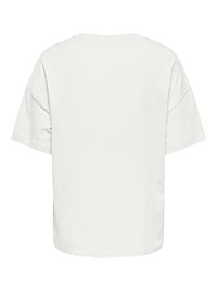 JDYCARLA SS OVERSIZE TSHIRT CLOUD SUNSHINE - JDY