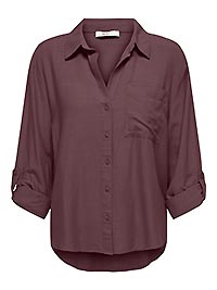 JDYCAYA LINEN LOOSE SHIRT HUCKLEBERRY - JDY