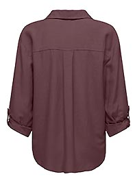 JDYCAYA LINEN LOOSE SHIRT HUCKLEBERRY - JDY