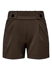 JDYGEGGO LIFE  SHORTS CHOCOLATE BROWN - JDY