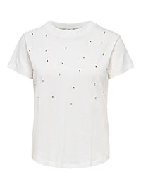 JDYHESTER LIFE SS STUD TOP JRS CLOUD STUDS - JDY