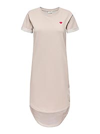 JDYIVY SS DRESS JRS CHATEAU GRAY BITTERSWEET HEART - JDY
