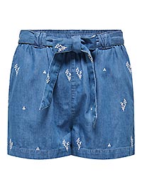 JDYKAI HW SHORTS WVN LIGHT BLUE CLOUD DANCER - JDY