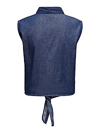 JDYKAI SL SHIRT MED BLUE DENIM - JDY