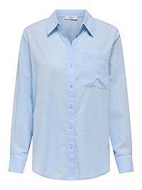 JDYKIMIE LS SHIRT WVN DIA KENTUCKY BLUE - JDY