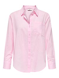 JDYKIMIE LS SHIRT WVN DIA PNK LADY - JDY