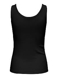 JDYLUCKY SL O NECK TOP BLACK - JDY