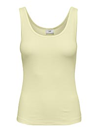 JDYLUCKY SL O NECK TOP DOUBLE CREAM - JDY
