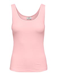 JDYLUCKY SL O NECK TOP PINK DOGWOOD - JDY