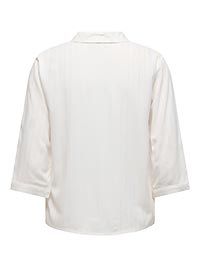 JDYLUCY 34 LUREX SHIRT WHITE GOLD - JDY
