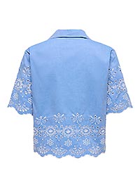 JDYMARINA 24 EMBROIDERY SHIRT WVN BLUE BONNET - JDY