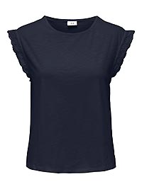 JDYSALAVA LIFE SL CROCHET TOP JRS NOOS SKY CAPTAIN - JDY