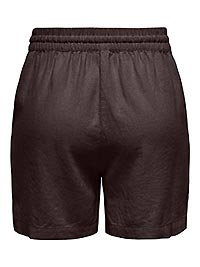 JDYSAY HW LINEN STRING SHORTS CHOCOLATE TORTE - JDY