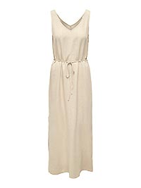 JDYSAY SL LINEN  MAXI TIE DRESS OATMEAL - JDY