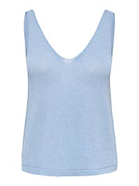 JDYSHINE LIFE SL TOP KNT POWDER BLUE - JDY