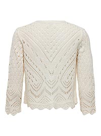 JDYSUN 34 CROPPED CARDIGAN EGGNOG - JDY